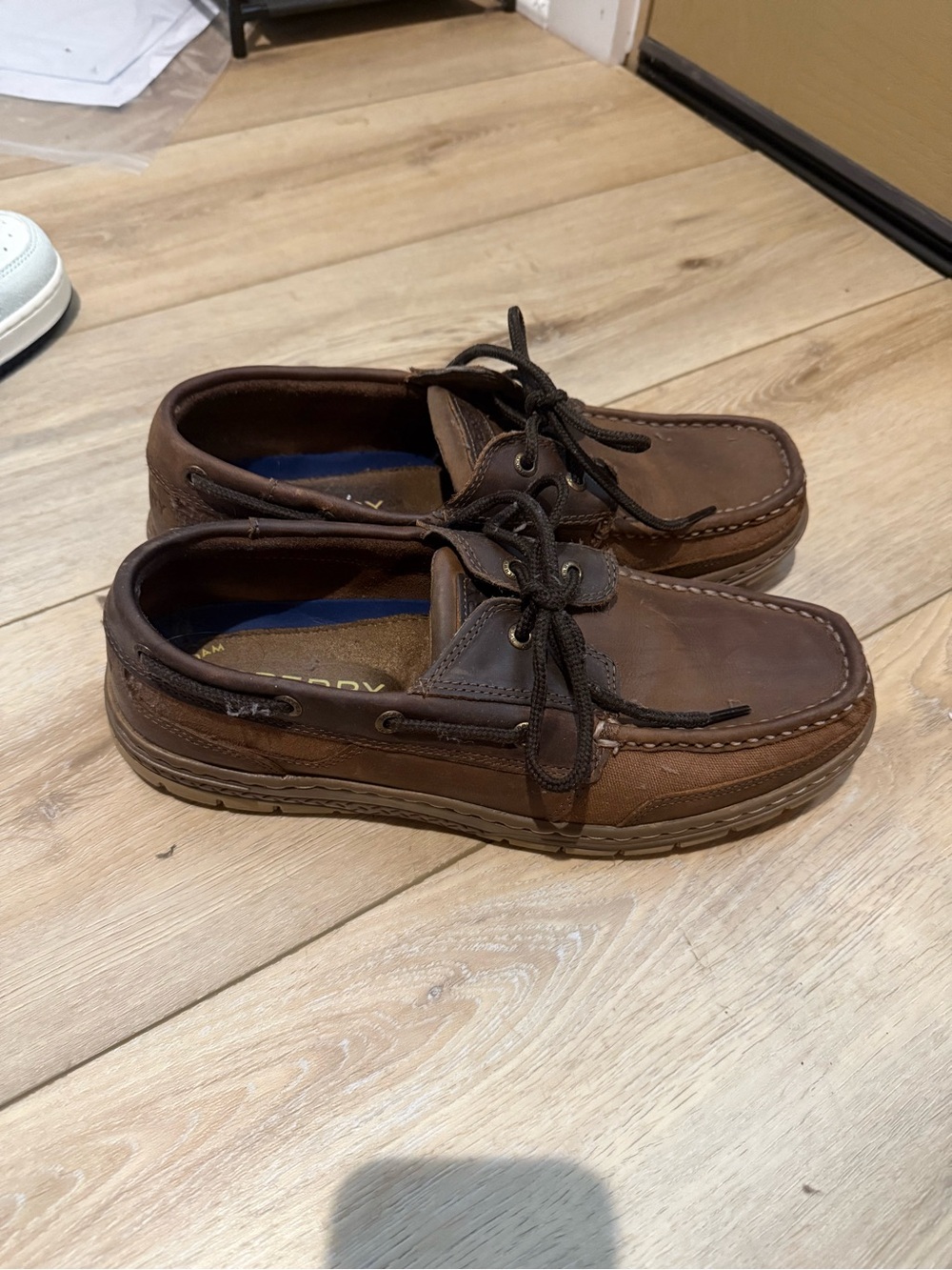Sperry Brown Leather Boat Shoes